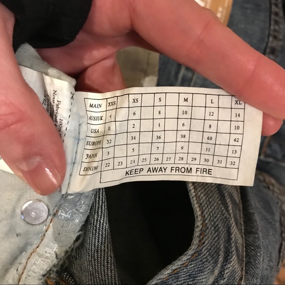 One Teaspoon Hawks Denim Shorts 30 - Picture 8 of 8